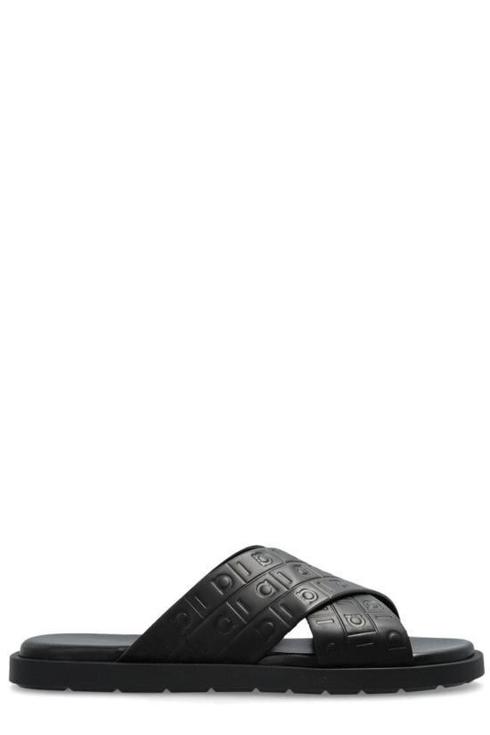  살바토레 페라가모 샌들 페라가모 모노그램  블랙