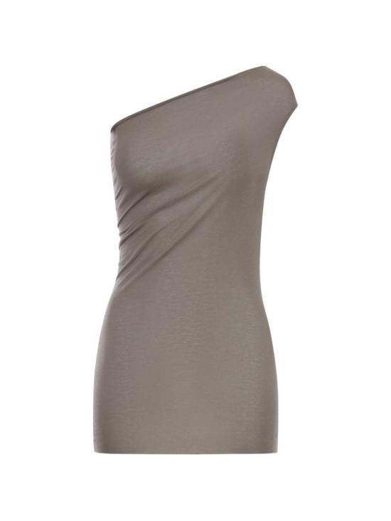  릭 오웬스 민소매 티셔츠 코튼 탱크탑 그레이