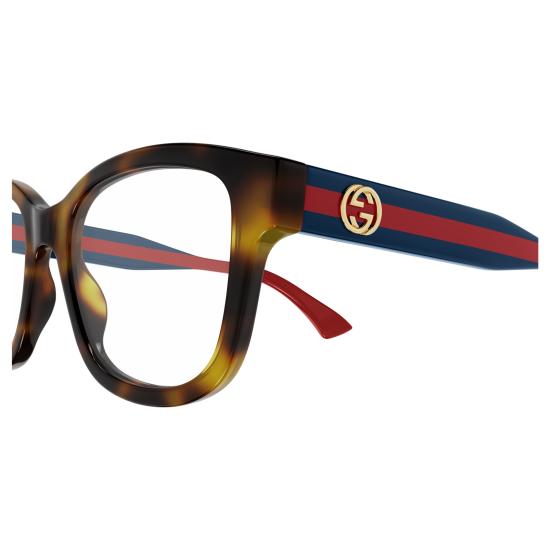 25FW 구찌 안경 GG1863O 002 HAVANA BLUE TRANSPARENT - GUCCI