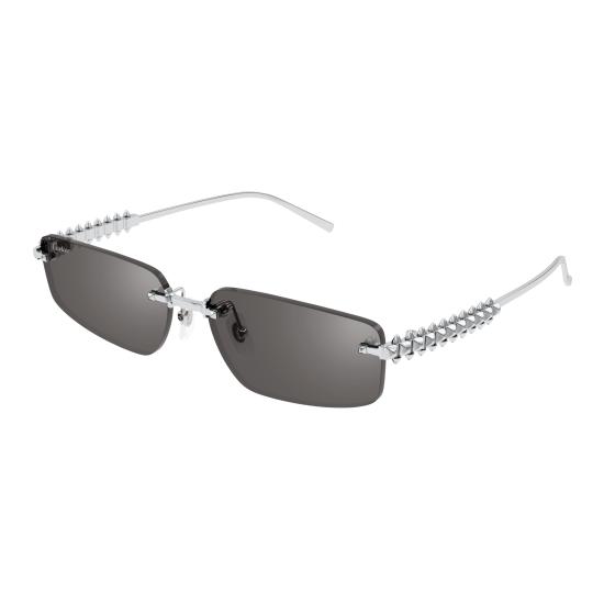 25FW 까르띠에 선글라스 CT0544S 003 SILVER SILVER SILVER - CARTIER