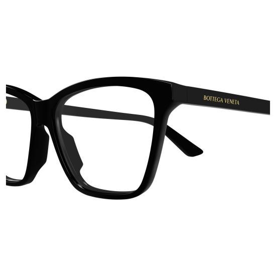 25FW 보테가베네타 안경 BV1421O 001 BLACK BLACK TRANSPARENT - BOTTEGA VENETA