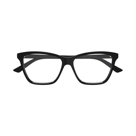 25FW 보테가베네타 안경 BV1421O 001 BLACK BLACK TRANSPARENT - BOTTEGA VENETA