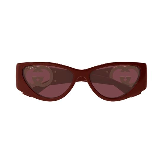 25FW 구찌 선글라스 GG1824S 003 BURGUNDY BURGUNDY RED - GUCCI