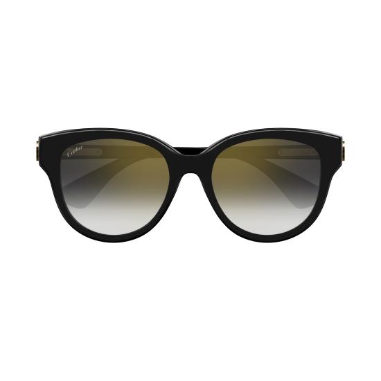25FW 까르띠에 선글라스 CT0506S 001 BLACK BLACK GREY - CARTIER