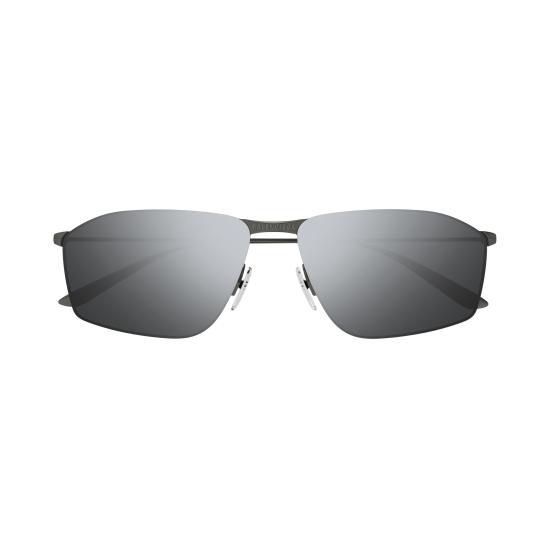 25FW 발렌시아가 선글라스 BB0413S 004 RUTHENIUM RUTHENIUM SILVER - BALENCIAGA