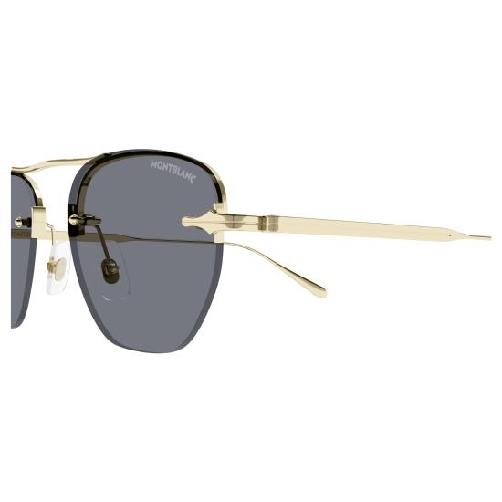 25FW 몽블랑 선글라스 MB0404S 001 GOLD GOLD GREY - MONTBLANC