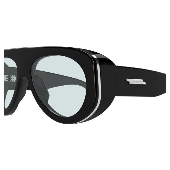 25FW 보테가베네타 선글라스 BV1362S 004 BLACK BLACK LIGHT BLUE - BOTTEGA VENETA