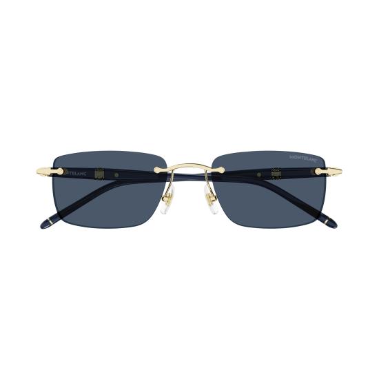 25FW 몽블랑 선글라스 MB0344S 003 GOLD BLUE BLUE - MONTBLANC