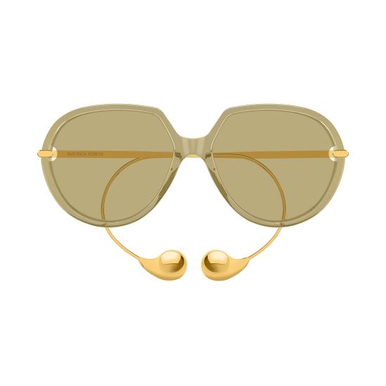 25FW 보테가베네타 선글라스 BV1436S 004 YELLOW GOLD BROWN