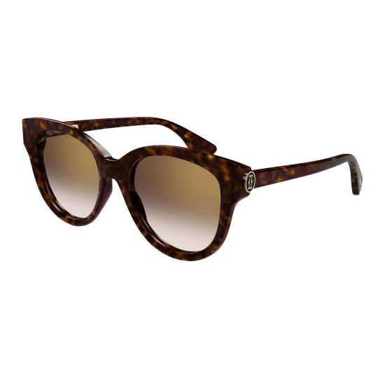 25FW 까르띠에 선글라스 CT0506S 002 HAVANA HAVANA BROWN - CARTIER