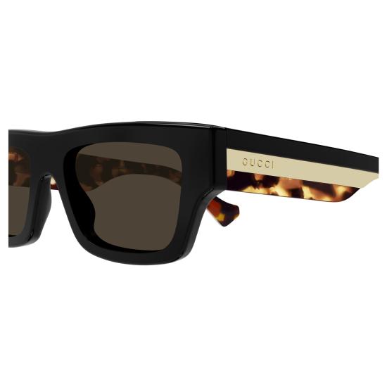 25FW 구찌 선글라스 GG1301S 003 BLACK BLACK BROWN - GUCCI