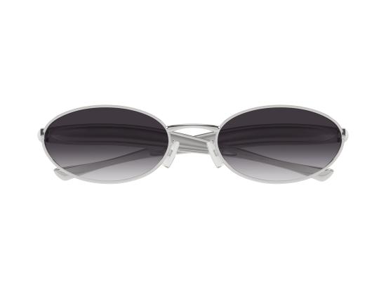 25FW 보테가베네타 선글라스 BV1386S 003 SILVER SILVER GREY - BOTTEGA VENETA