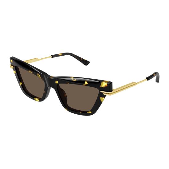 25FW 보테가베네타 선글라스 BV1241S 002 HAVANA GOLD BROWN - BOTTEGA VENETA
