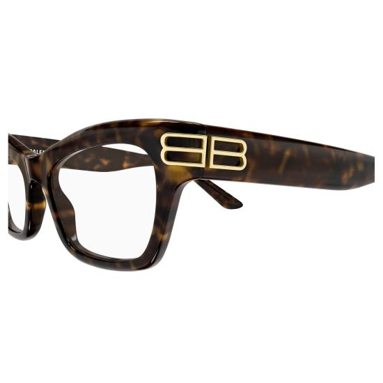 25FW 발렌시아가 안경 BB0435O 002 HAVANA HAVANA TRANSPARENT - BALENCIAGA