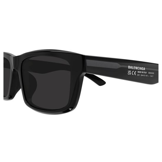 25FW 발렌시아가 선글라스 BB0424SK 001 BLACK BLACK GREY - BALENCIAGA