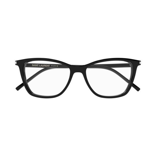 25FW 생로랑 안경 SL 259 011 BLACK BLACK TRANSPARENT - SAINT LAURENT
