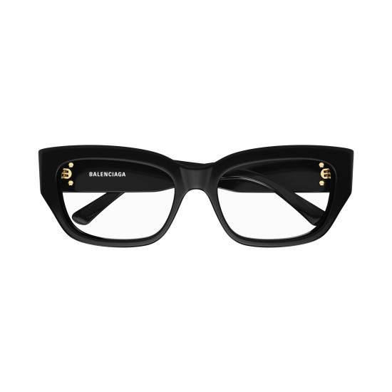 25FW 발렌시아가 안경 BB0363O 001 BLACK BLACK TRANSPARENT - BALENCIAGA