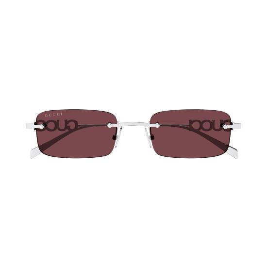 25FW 구찌 선글라스 GG1808S 004 SILVER SILVER RED - GUCCI