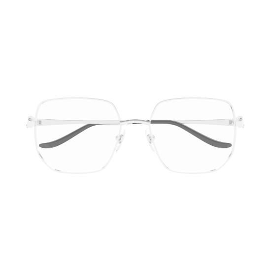 25FW 까르띠에 안경 CT0568O 002 SILVER SILVER TRANSPARENT - CARTIER