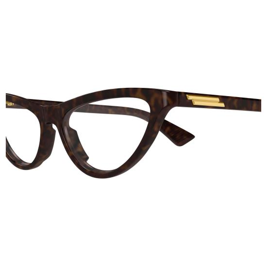 25FW 보테가베네타 안경 BV1416O 002 HAVANA HAVANA TRANSPARENT - BOTTEGA VENETA