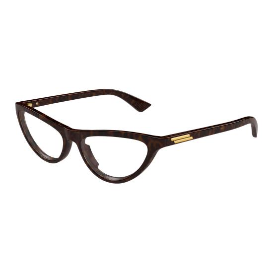 25FW 보테가베네타 안경 BV1416O 002 HAVANA HAVANA TRANSPARENT - BOTTEGA VENETA