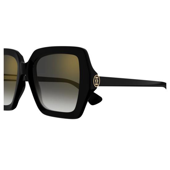 25FW 까르띠에 선글라스 CT0507S 001 BLACK BLACK GREY - CARTIER