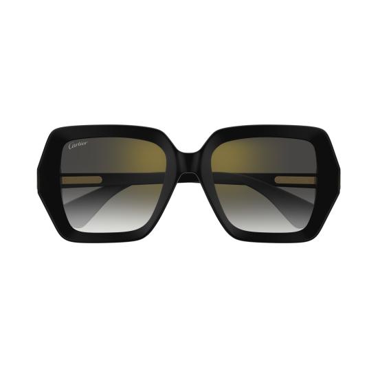 25FW 까르띠에 선글라스 CT0507S 001 BLACK BLACK GREY - CARTIER