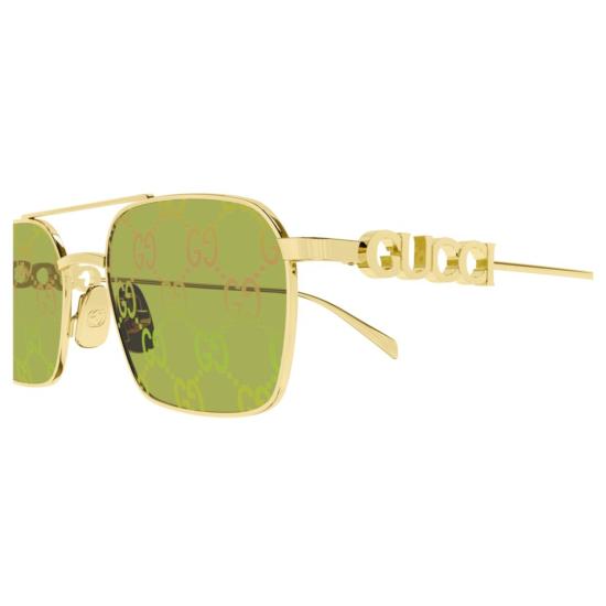 25FW 구찌 선글라스 GG1804S 002 GOLD GOLD GREEN - GUCCI