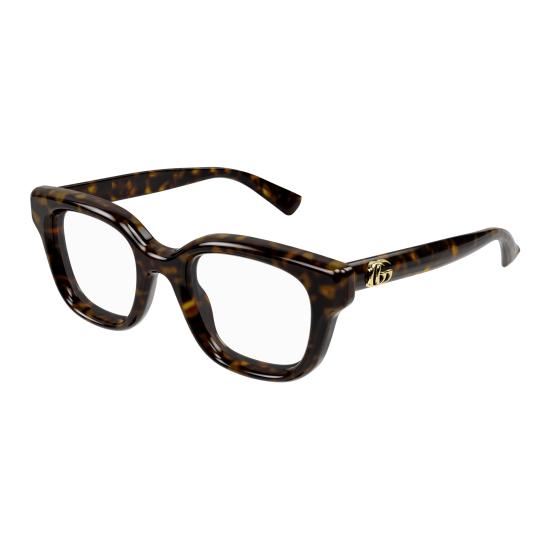 25FW 구찌 선글라스 GG1831O 002 HAVANA HAVANA TRANSPARENT - GUCCI