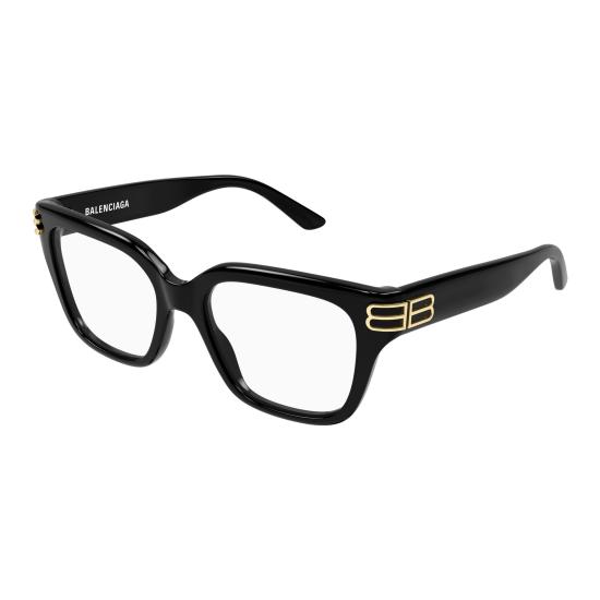 25FW 발렌시아가 안경 BB0437O 006 BLACK BLACK TRANSPARENT - BALENCIAGA