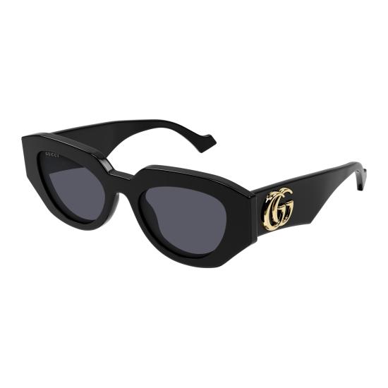 25FW 구찌 선글라스 GG1421S 001 BLACK BLACK GREY - GUCCI