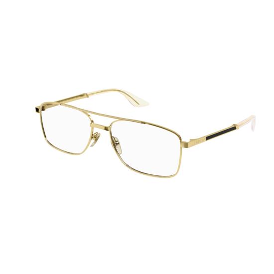 25FW 구찌 안경 GG0986O 001 GOLD GOLD TRANSPARENT