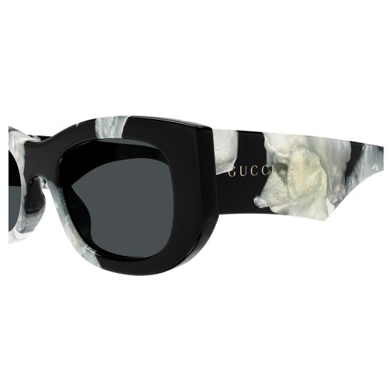 25FW 구찌 선글라스 GG1627S 002 BLACK BLACK GREY - GUCCI