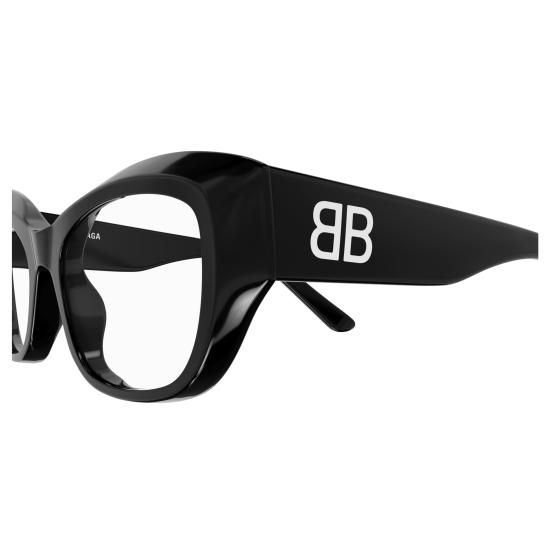 25FW 발렌시아가 안경 BB0398O 001 BLACK BLACK TRANSPARENT