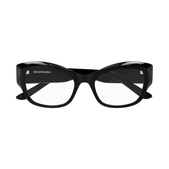 25FW 발렌시아가 안경 BB0398O 001 BLACK BLACK TRANSPARENT - BALENCIAGA