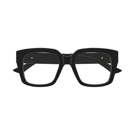 25FW 보테가베네타 안경 BV1409O 001 BLACK BLACK TRANSPARENT - BOTTEGA VENETA