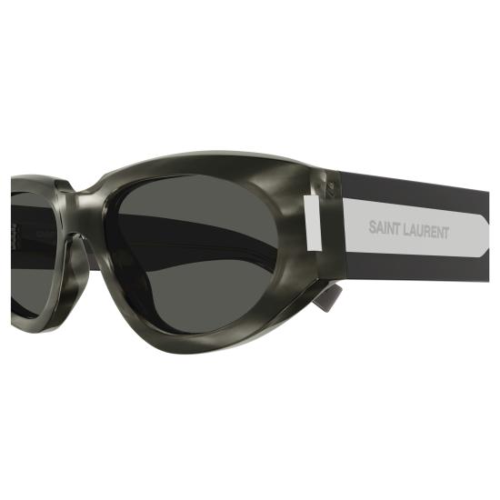 25FW 생로랑 선글라스 SL 618 004 HAVANA CRYSTAL GREY - SAINT LAURENT