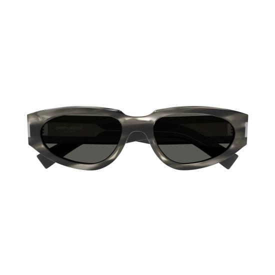 25FW 생로랑 선글라스 SL 618 004 HAVANA CRYSTAL GREY - SAINT LAURENT