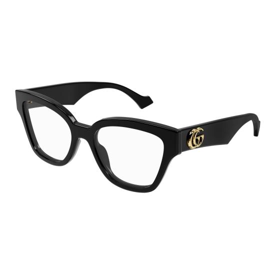 25FW 구찌 안경 GG1424O 001 BLACK BLACK TRANSPARENT