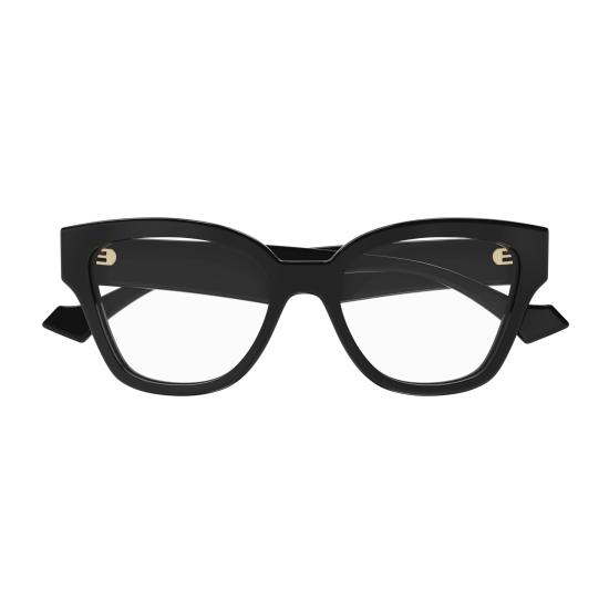 25FW 구찌 안경 GG1424O 001 BLACK BLACK TRANSPARENT - GUCCI