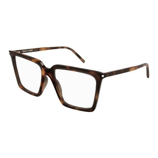 25FW 생로랑 안경 SL 474 OPT 002 HAVANA HAVANA TRANSPARENT