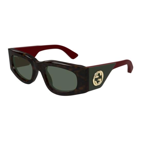 25FW 구찌 선글라스 GG1664S 002 HAVANA RED GREEN - GUCCI