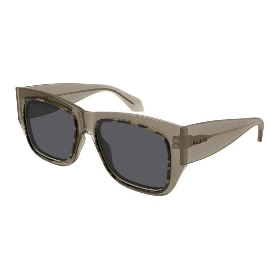 25FW 알라이아 선글라스 AA0090S 002 BROWN BROWN GREY