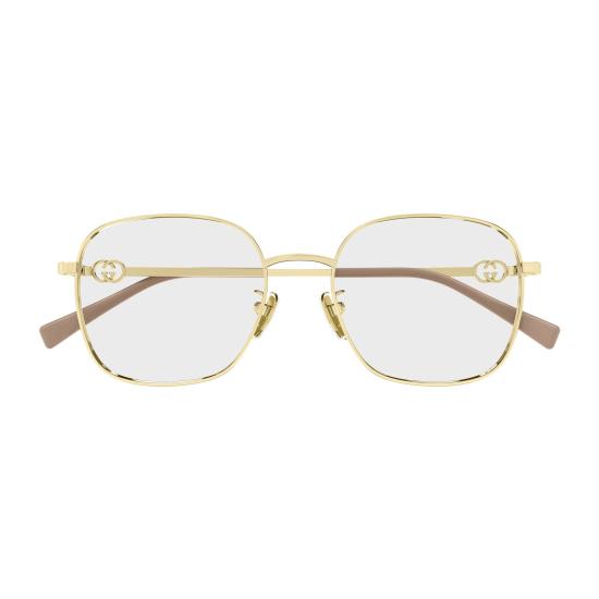 25FW 구찌 안경 GG2006OA 001 GOLD GOLD TRANSPARENT - GUCCI