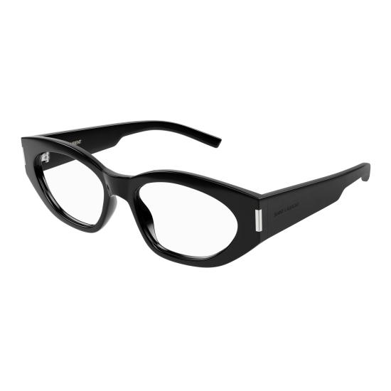 25FW 생로랑 안경 SL 638 OPT 001 BLACK BLACK TRANSPARENT