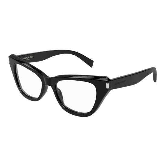 25FW 생로랑 안경 SL 472 001 BLACK BLACK TRANSPARENT - SAINT LAURENT