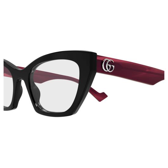 25FW 구찌 선글라스 GG1334O 004 BLACK RED TRANSPARENT