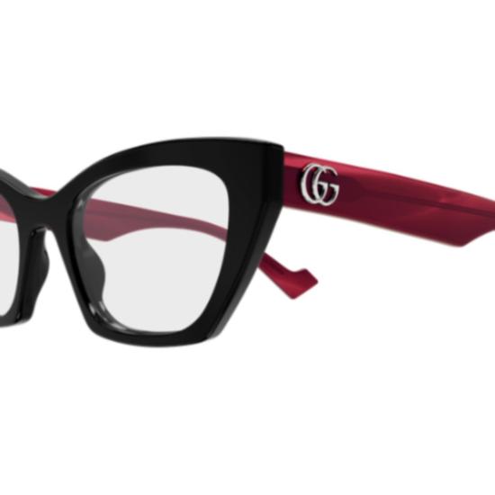25FW 구찌 선글라스 GG1334O 004 BLACK RED TRANSPARENT - GUCCI