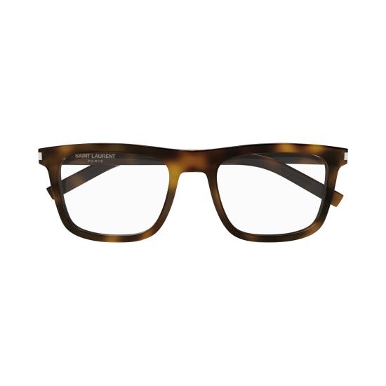 26SS 생로랑 선글라스 SL 547 SLIM OPT 002 HAVANA HAVANA TRANSPARENT - SAINT LAURENT