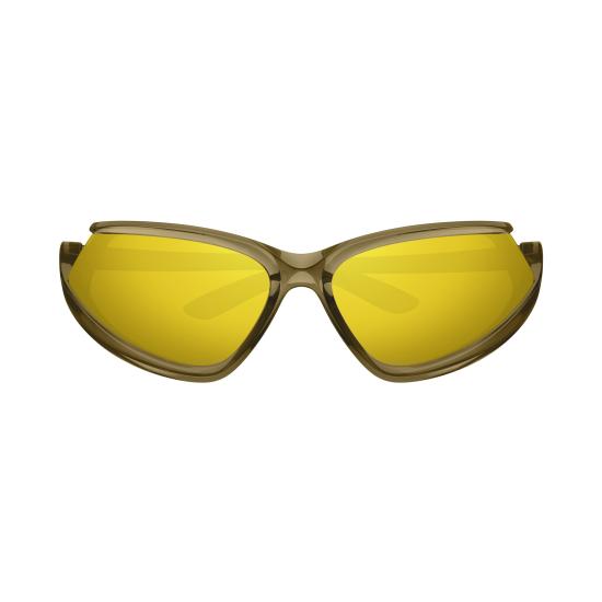 25FW 발렌시아가 선글라스 BB0289S 003 BROWN BROWN YELLOW - BALENCIAGA